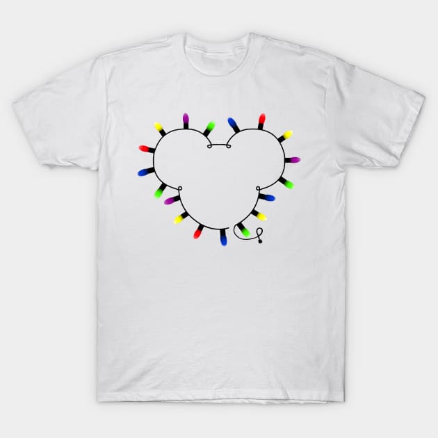 Christmas Lights T-Shirt by TeawithAlice